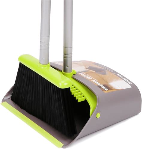 treelen broom and dustpan